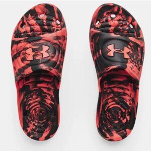 NEW Under Armour Mens Size 18 UA M Locker Camo Slides Flops Shoes Sandals